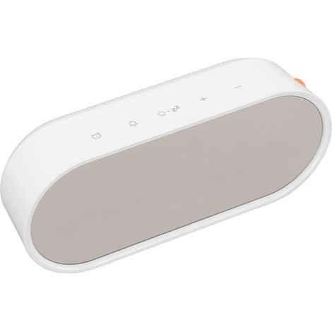 Réveil numérique tactile double alarme avec miroir LED, affichage de la température et de l'humidité, USB 5V (1/5)