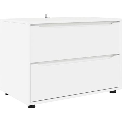 Maison Exclusive - Armadio Bianco 80 x 48 x 57 cm Legno multistrato (1/5)