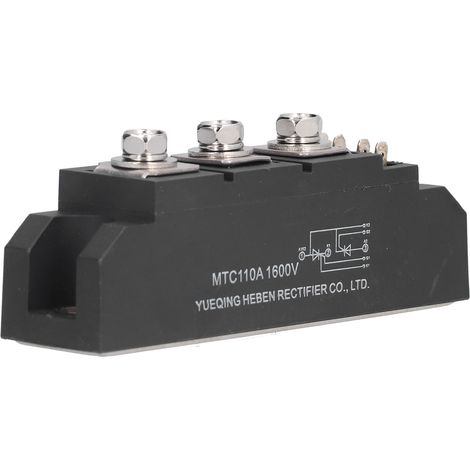 Module redresseur à thyristors à 3 bornes, pont de redressement pour commande de circuit MTC110A 1600 V (1/5)