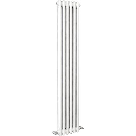 SKY Bathroom Traditional Cast Iron Style Radiator 2 Column White 1500x290mm