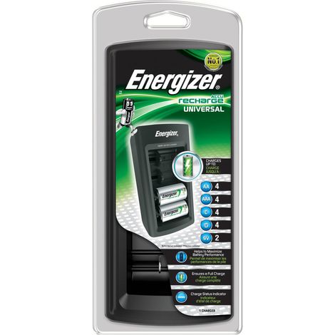 Energizer Universal Charger carica batterie AC