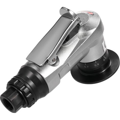 Mini máquina neumática de biselado KP-5705, herramienta portátil para trabajar la madera para desbarbar y biselar en arco de 45°, amoladora angular portátil. (1/5)