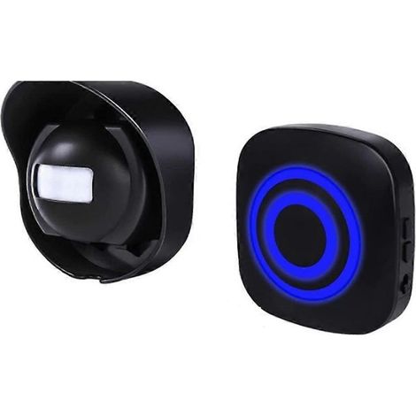 Sonnette de porte d'entrée avec détecteur de mouvement sans fil AC110-240V (B) Prise UE (1/5)
