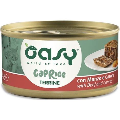 Gato Oasy  Terrina Caprisa  85g - Wołowina i marchew 85g
