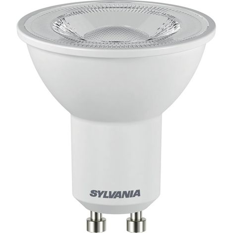 Sylvania – Lot de 5 lampes LED GU10 345lm 36° – Culot blanc – Durée de vie 15.000 heures – Pour résidentiel