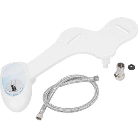 Ensemble de toilette bidet avec douchette à eau froide et abattant de toilette autonettoyant pour femmes (1/5)