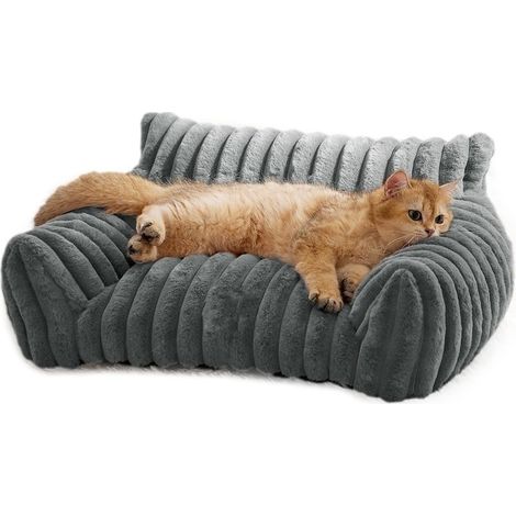 Sofa-bed for chat, animal of company cute for small, moyens and large cats, dogs, sofa moelleux for animals of company indoor with bottom non-slip and cover washable (1/5)