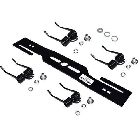 Lame de scarificateur / lame de tondeuse / enlève-mousse + 4 ressorts doubles trempés
