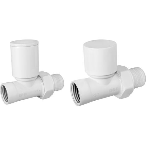 Conjunto de radiador decorativo tipo ZGB30WH, recto, blanco