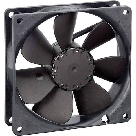 EBM Papst 3414N/2 Ventola assiale 24 V/DC 82 m³/h (L x L x A) 92 x 92 x 25.4 mm