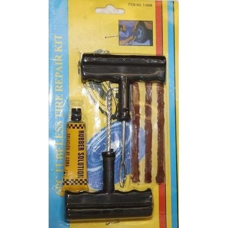 Kit de réparation Tubeless Crevaison Pneus Voiture