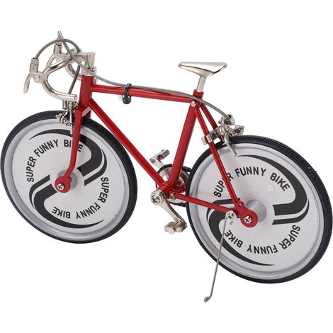Ornement de Vélo Vintage en Métal, Détails Élaborés, Forme Réaliste pour Personnalisation de VTT et Vélo de Ville (1/5)