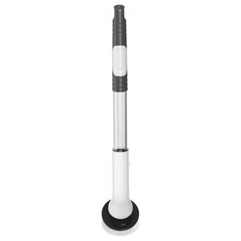 Brosse de nettoyage électrique rotative, brosse de nettoyage de douche sans fil avec poignée réglable, adaptée au nettoyage des baignoires, des joints de carrelage, des lavabos, des voitures, etc (1/5)