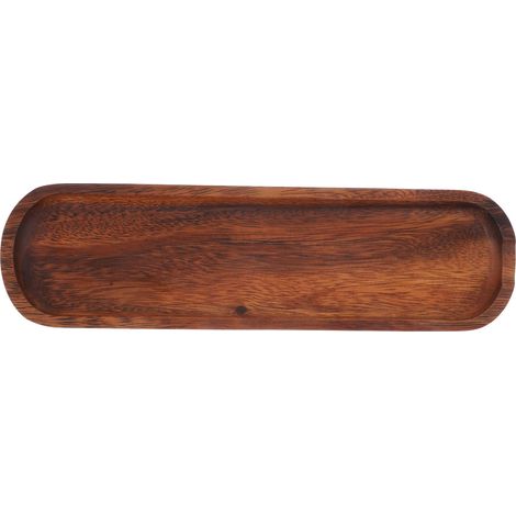 Bol à pâte en bois décoratif rustique à rayures pour servir des fruits et des collations