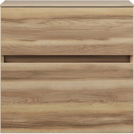 burgbad Lin20 Armoire basse, 2 tiroirs, 600x357x580mm,