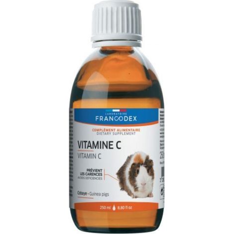 Vitamine C pour cobaye 250 ml - Francodex (1/2)