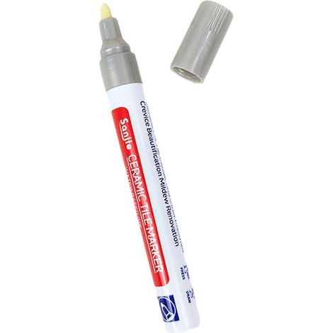 Stylo de remplissage de joints étanche pour carrelage - Accessoire léger pour la restauration des murs et sols carrelés - Argent (1/5)