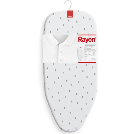 Rayen Table de table pour planche à repasser Compacta pliable Maille métallique Valable pour l'accrochage Imprimé Dimensions : 73,5 x 31,5 cm (1/3)
