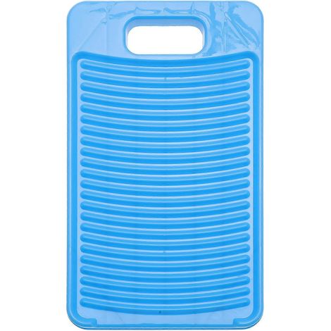 Planche à laver antidérapante en plastique pour le lavage du linge à la maison (bleue)-2815.5cm-Blue (1/4)