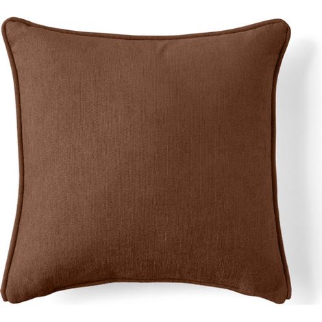 Topaze - coussin - en tissu - 40x40 cm - terracotta (1/5)