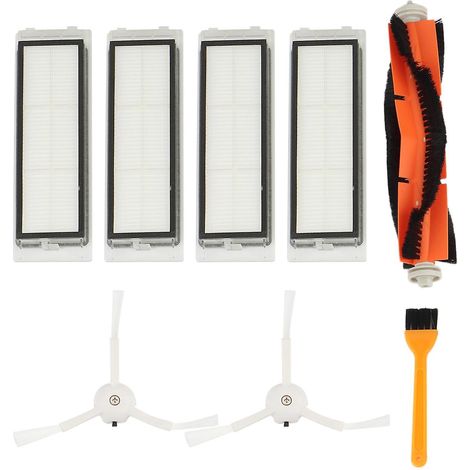 8-teiliges Set Seitenbürste Hauptbürste Lappen Filtersieb Reinigungsbürste (1/4)