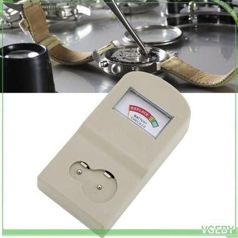 Testeur de pile bouton - FAFEICY - Mini Compact - Affichage LCD - Portable - Compatible 1,5V/3V (1/5)