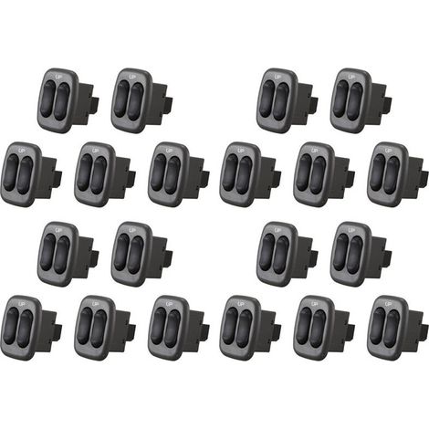 Adecuado para 20 interruptores de elevalunas eléctricos nuevos, aplicable a los modelos Atos de 1998 a 2002, número de pieza 93570-02000.