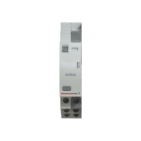 Contact auxiliaire + signal défaut inverseur DX³ - 6 A - 240 V - 406266 (1/2)