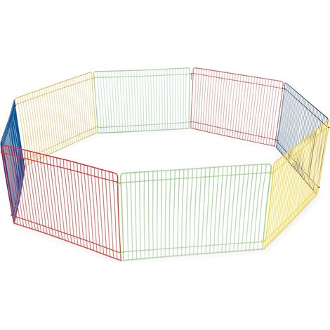 Parc pour petits animaux de compagnie, 33 cm, multicolore (1/5)