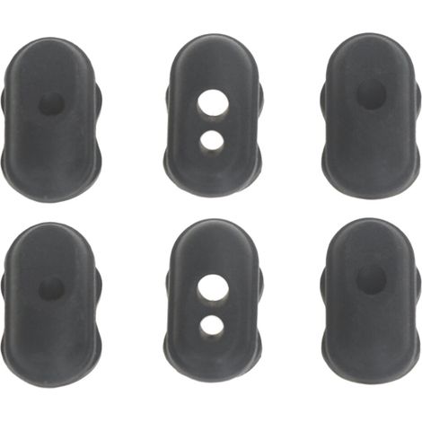 6X para puerto de carga MAX G30 Tapón a prueba de polvo Carcasa de goma Tapón de silicona impermeable para patinete eléctrico