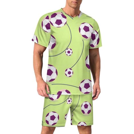 3D Printed Football Jersey, Men's and Women's Breathable and Quick-Drying T-Shirt, Men's Sportswear + Shorts, Kids' Football Jersey Set for Pitch, Everyday Wear and Beach (1/5)