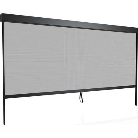 Pannello laterale per tetto a doghe Tahiti 4 m Tenda a rullo regolabile per pergola - privacy e protezione solare flessibili (1/3)
