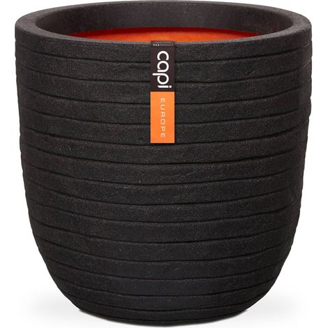Bac Row Top Qualité Int/Ext eggpot 54x52 cm noir - dimhaut: H 52 cm - couleur: Noir