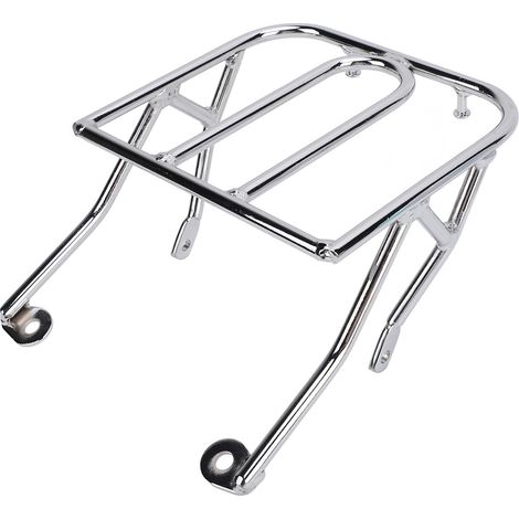 Portapacchi anteriore per moto in acciaio inox, superficie lucida, antiruggine, ripiano di supporto per il carico, compatibile con CT70 ST70 ST50 Z50. (1/5)