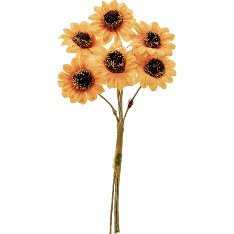 ETM Girasole Singolo D 3 Cm H 12,5 Cm Giallo 12 Pz (1/2)