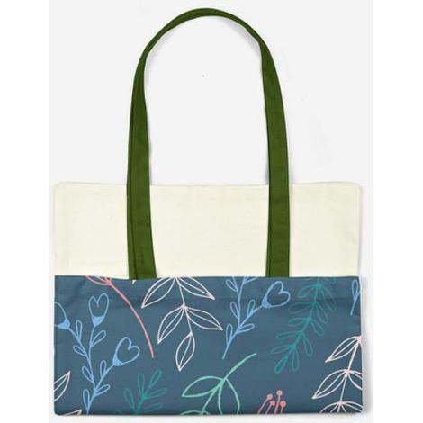 Sac Shopping - Tote Bag Coton - 34x40 cm - Porté Épaule - Réutilisable - 1 Pièce
