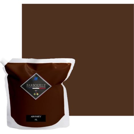 Peinture acrylique mat murs et plafonds 5L Marron Chocolat Abomey