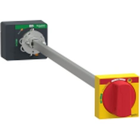 ComPacT NSXm - commande rotative prolongée IP65 rouge/jaune pour NSXm - LV426934T