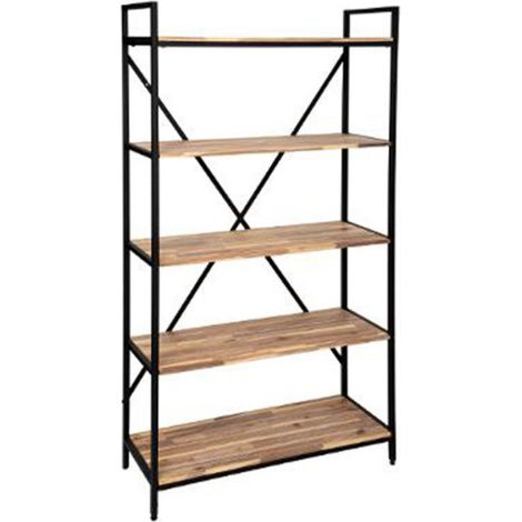 Étagère 5 Niveaux en Bois "Edena" 180cm Naturel (1/4)