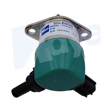 Électrovanne d'arrêt pour pelle hydraulique Kubota D1005/D1105/V1205/V1505, référence 17208-60016 (1/4)