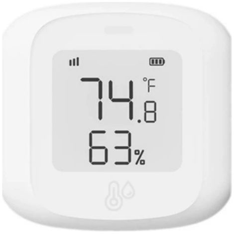 Tuya Smart Temperatur- und Feuchtigkeitssensor, Zigbee-Funksensor für Temperatur und Feuchtigkeit, Smart Link Detektor, Fernsensor für Temperatur und Feuchtigkeit
