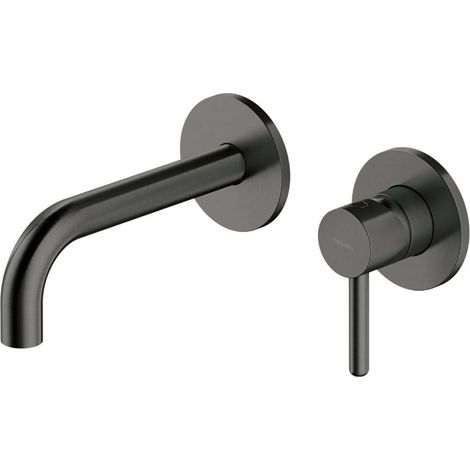 OMNIRES Y - Miscelatore da lavabo ad incasso, installazione 2 fori, con corpo, grafite Y1215HGR