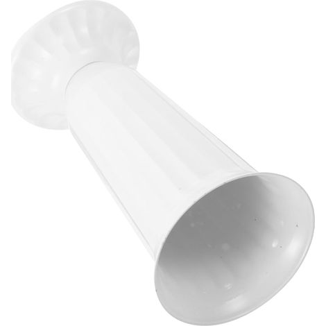 Vase à Fleurs Incassable Minimaliste Facile à Nettoyer en Plastique Blanc Jardinière Grecque comme Centre de Table pour Mariage ou Décoration Intérieure (1/5)