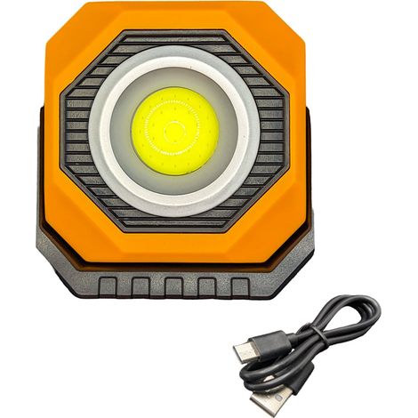 Lampe de travail solaire portable COB LED 500 lm avec USB (1/4)