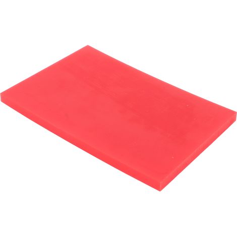 Tampon en caoutchouc rouge 15 x 10 cm, idéal pour l'installation de bricolage. Marteau, tampon en plastique, protection, poinçon, tampon de perçage. (1/5)