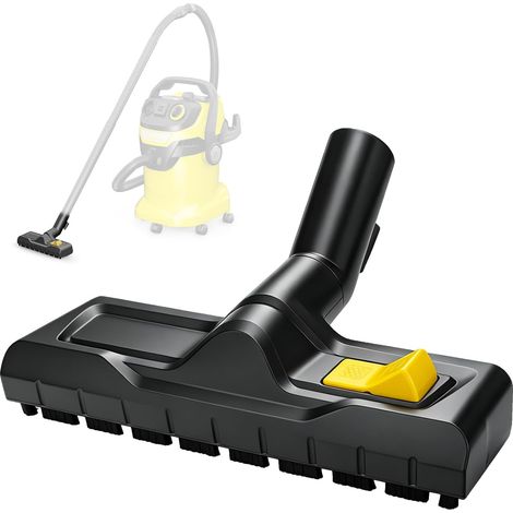 Buse Sol Kärcher WD3 WD4 WD5 WD6 35mm, Suceau Sec Tapis et Sol Durable, Jaune, Accessoire Aspirateur (1/5)