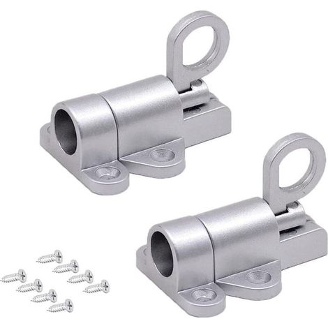 Verrou automatique en aluminium – 20 pièces – Loquet à ressort pour portes de balcon et fenêtres – Haute sécurité et installation facile (1/5)