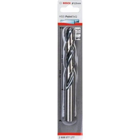 Broca para metal HSS-RPointTeQ DIN338 13.0x101x151 BOSCH 2608577177