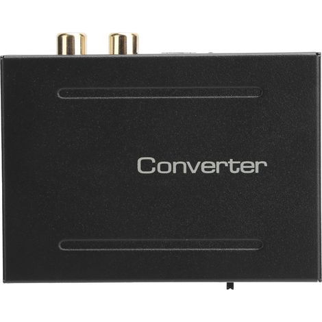 Convertisseur extracteur audio Interface multimédia haute définition vers AUDIO+ SPDIF+ R/L (noir) (1/5)