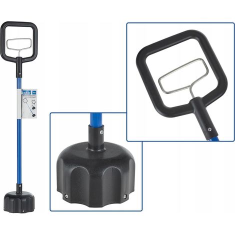 Geko Chwytak magnetisch de 77 cm mit Funktion de Freigabe de Magnet, tool de Griff für Metallgegenstände, schwarz, ideal für Arbeit de Werkstatt